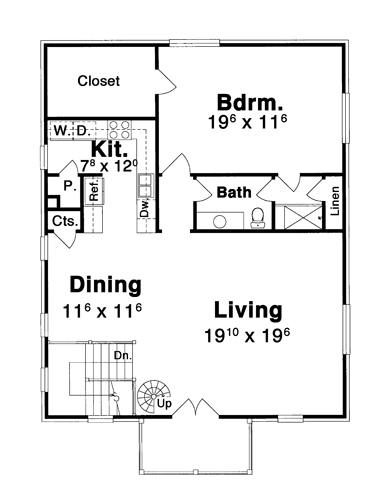 Garage Apt. image of Bassville House Plan